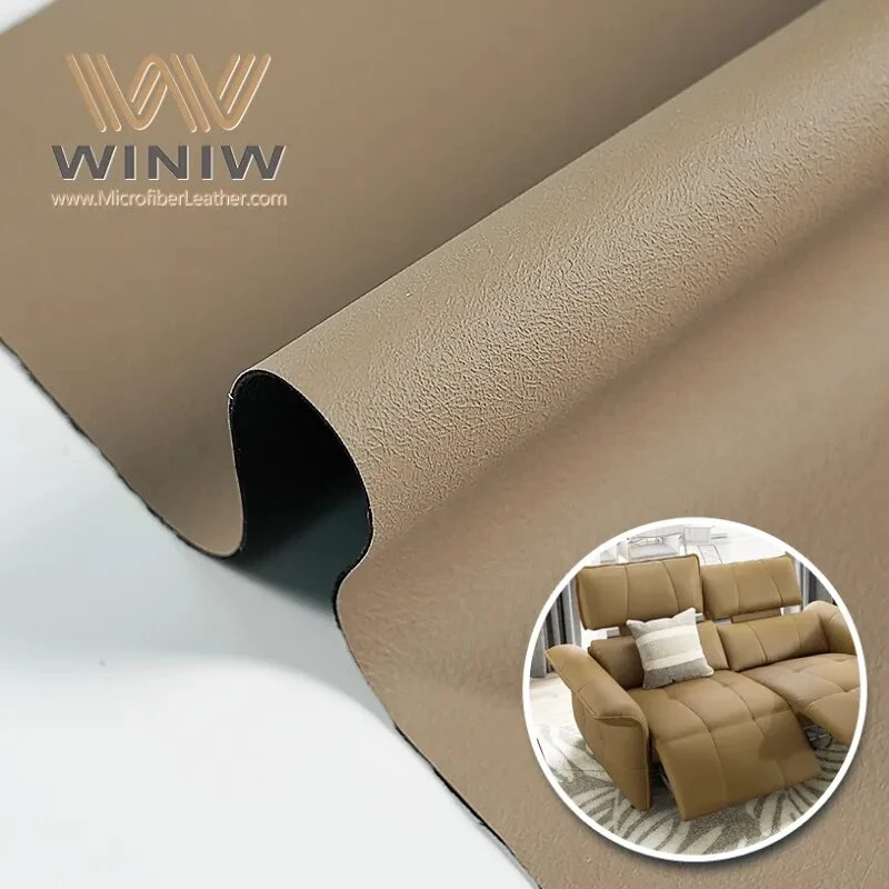 Easy-maintaining Microfiber Leather Upholstery Fabric