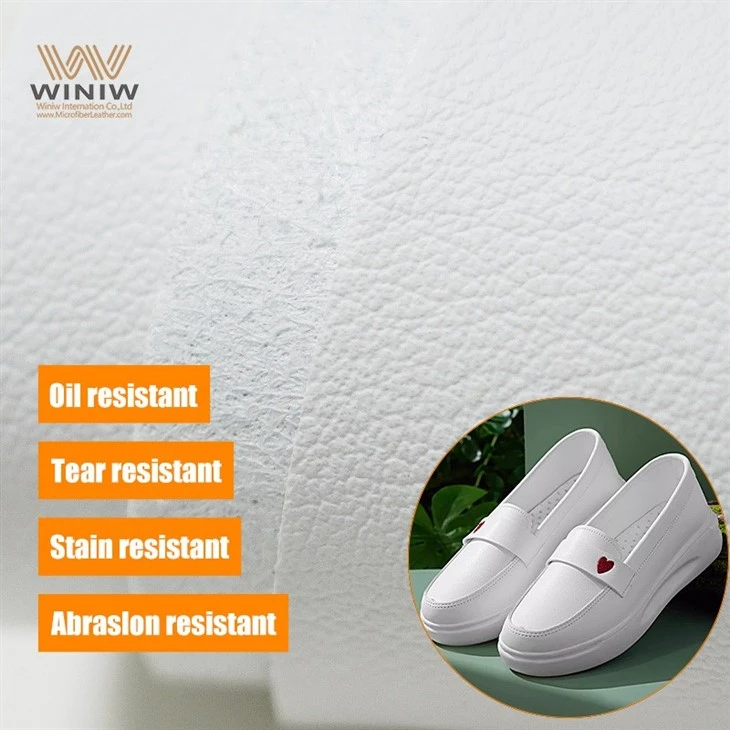 Leathar uiscedhíonach Microfiber Do Bróga Altranais